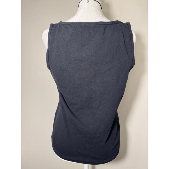 Y2K Style Ralph Lauren Active Black Tank Top Size Medium - Picture 4 of 5